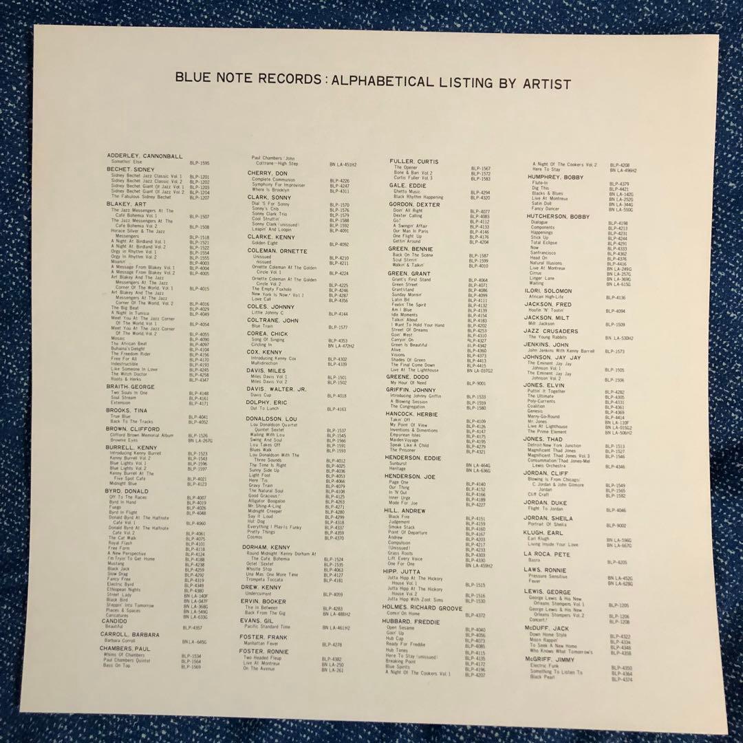 ［名盤］BLUE NOTE ソニー・ロリンズ ヴィレッジ・ヴァンガードの夜 LP