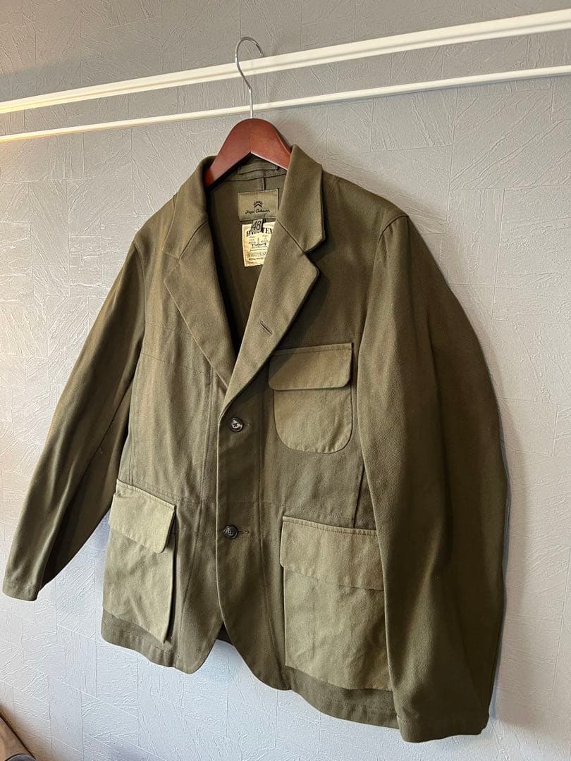 美品 Nigel Cabourn ホスピタルジャケット HALFTEX 48