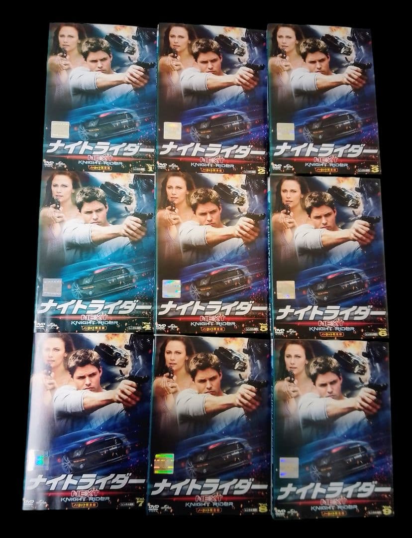 ナイトライダーNEXT DVD 9枚セット(レンタル落ちDVD)3130