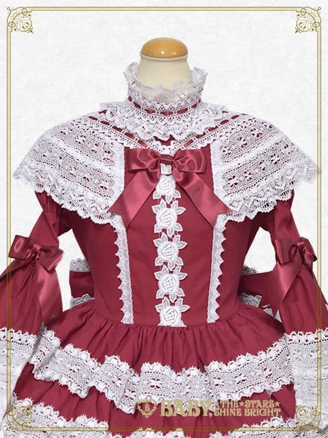 BABY エリザベスワンピース ヘッドドレス セット エンジ ベイビー ロリータ