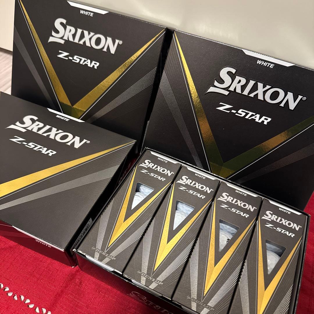 新品未使用 Srixon Z-STAR ゴルフボール 4箱セット