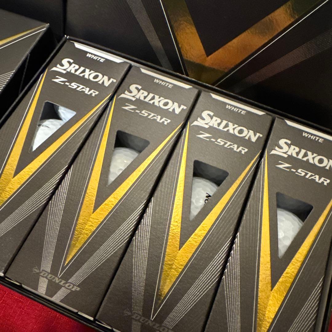 新品未使用 Srixon Z-STAR ゴルフボール 4箱セット