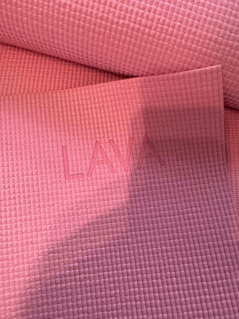 LAVA ピンク ヨガマット、ヨガラグ