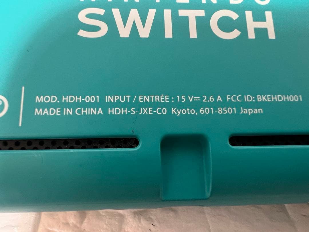 【ジャンク】Nintendo Switch Lite ターコイズ 本体