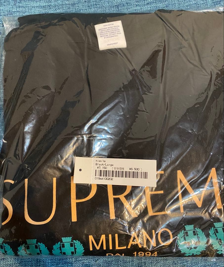 Supreme 2021年SSブラック Tシャツ Lサイズ　新品未使用