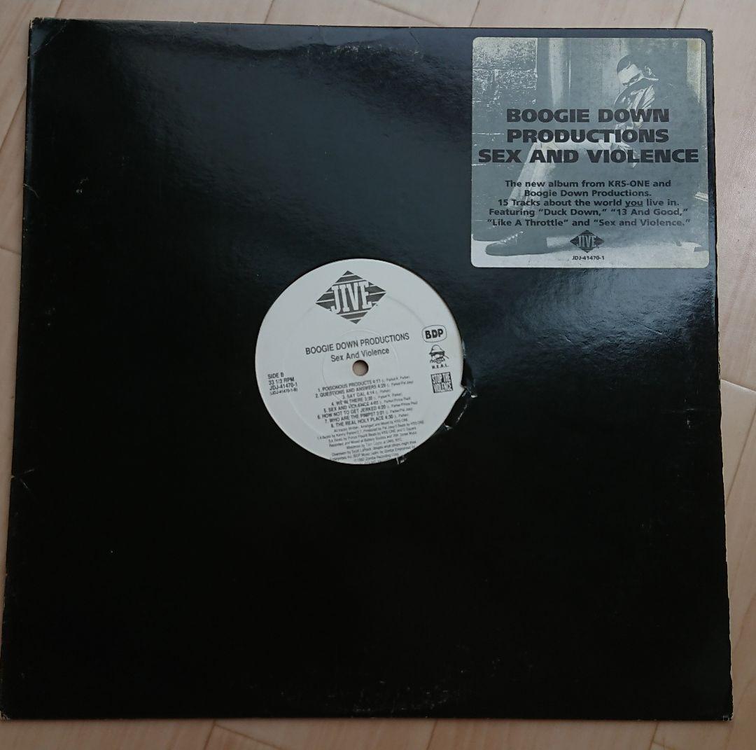 USオリジナル BDP SEX AND VIOLENCE KRS ONE