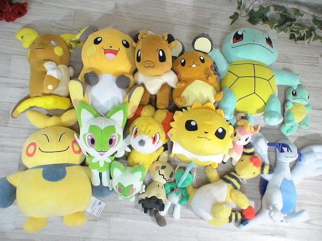 お*ん様 18-6498★ぬいぐるみ　まとめ売り！　29点 　ポケモンのみ