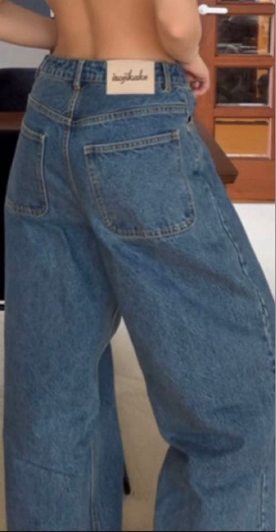 irojikake Sagging Denim インディゴブルー