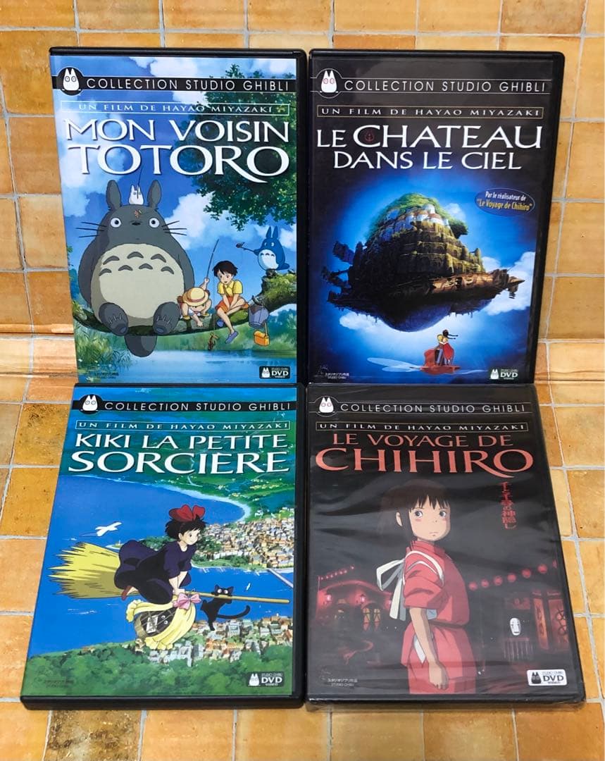 スタジオジブリ DVD 4作品セット [海外版] パッケージ版 貴重