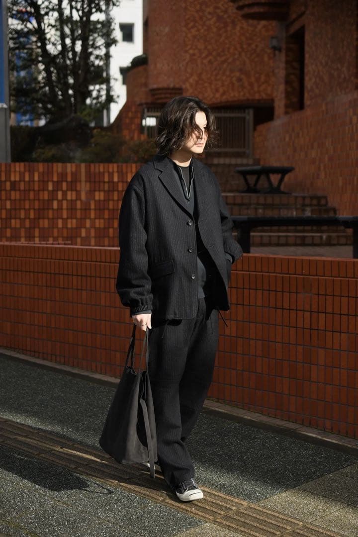 ジャケット・アウター The DUFFER N NEPHEWS MILLED WOOL BLAZER