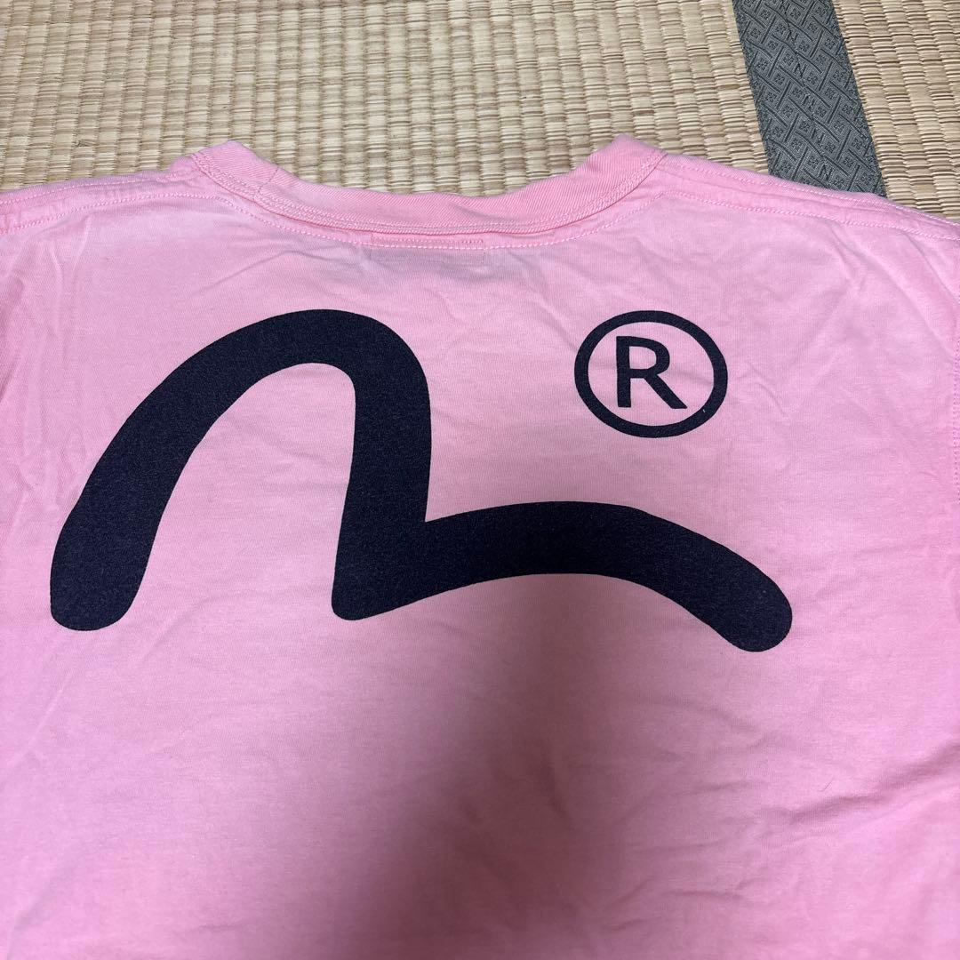 EVISU ピンク Tシャツ ヤスキヨ