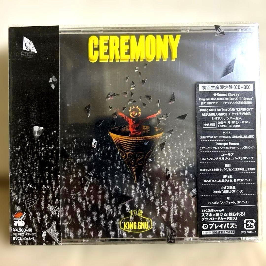 【限定盤】【特典付】KING GNU／CEREMONY[Blu-ray付2枚組]