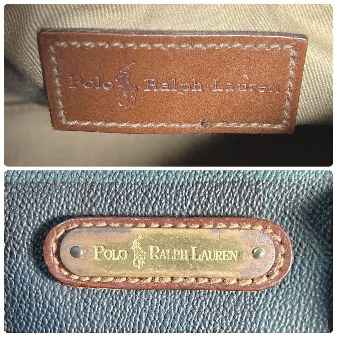 【90sヴィンテージ✨】POLO RALPH LAUREN ミニボストンバッグ