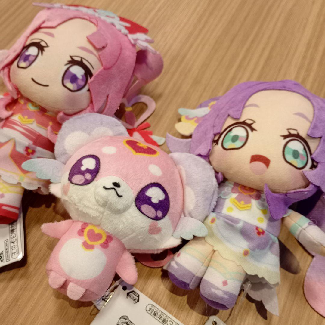 名探偵プリキュア！ コロっとまんまる プリフェイスぬいぐるみ 全3種セット
