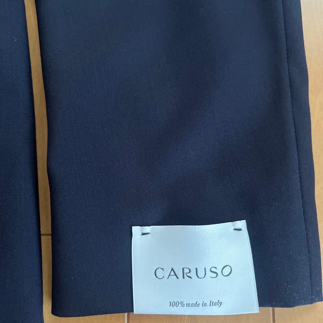新品 caruso ZERO テーラードジャケット 紺ブレ 金ボタン 52