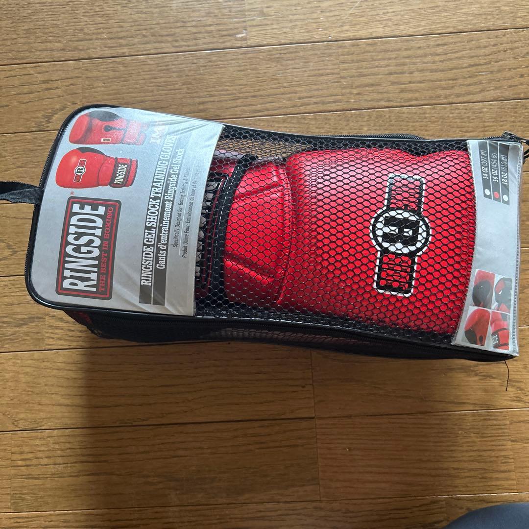 値下げ！！RINGSIDE ボクシンググローブ 16 OZ レッド