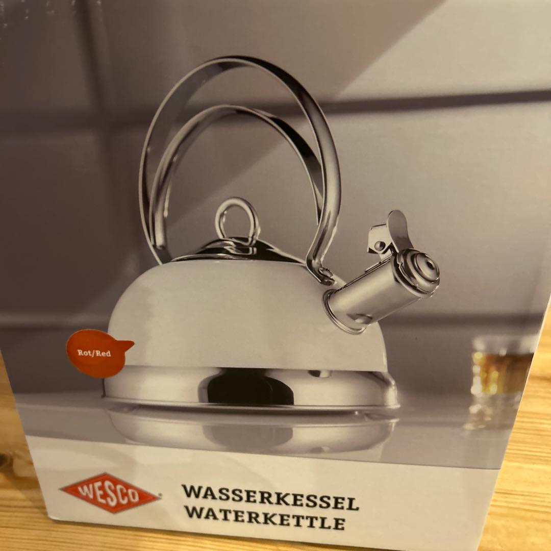 【moguki】WESCO やかん　赤　新品