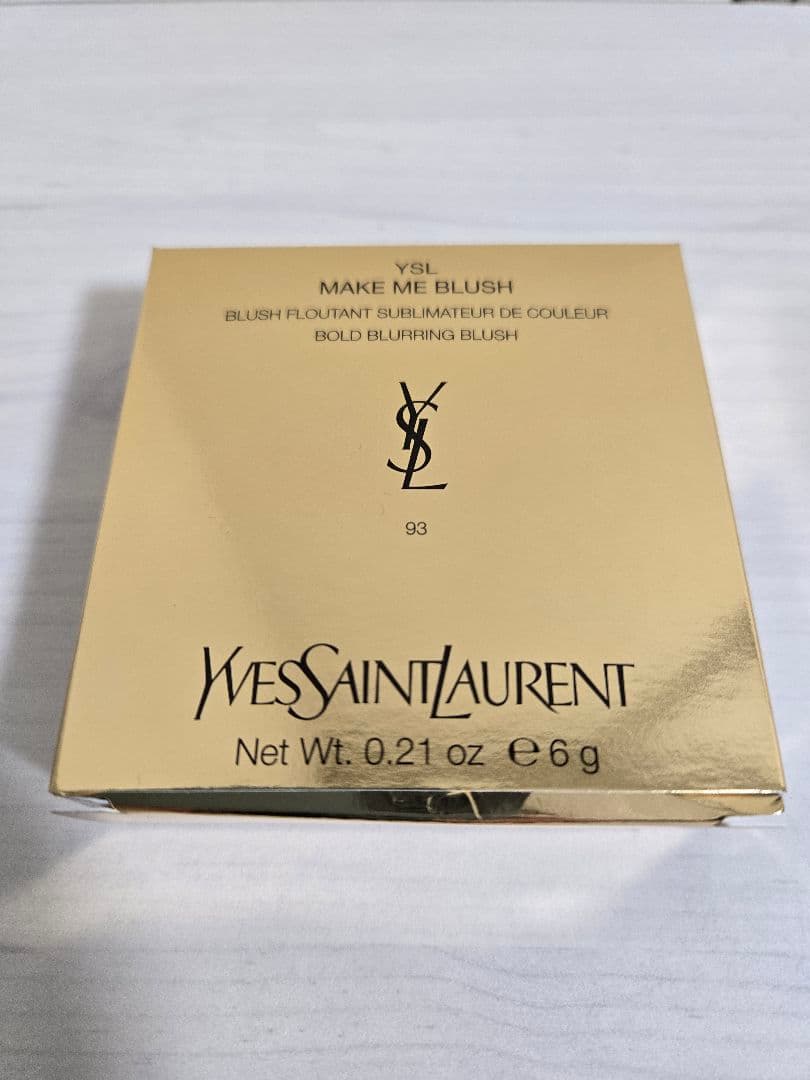 【美品】イヴサンローラン　メイクミーブラッシュパウダー93　レストレスロゼYSL