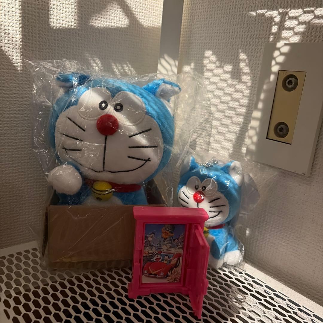 ドラえもん ぬいぐるみ 大小セットマクドカムカムキャットを食べた猫 ぬいぐるみ