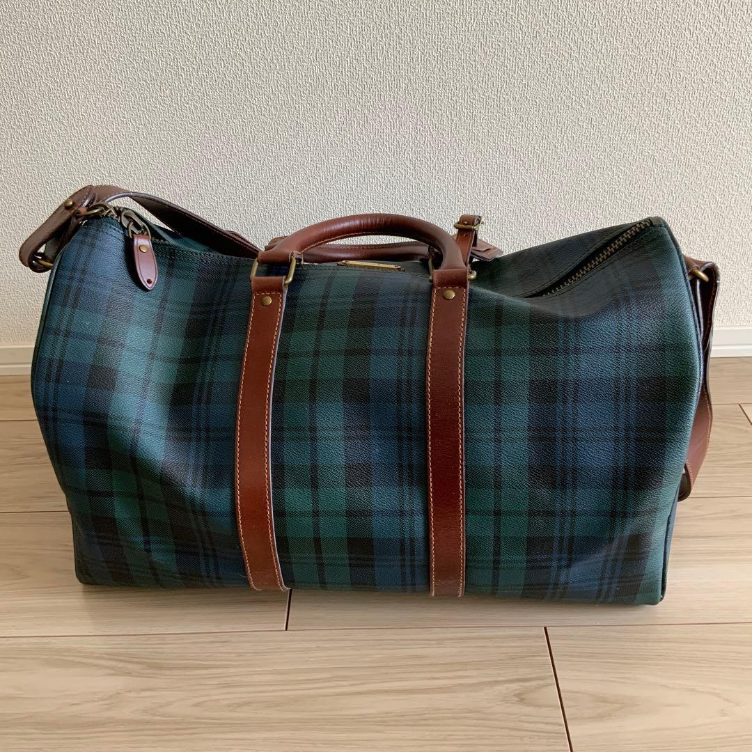 はら様　美品　POLO RALPH LAURENボストンバッグ ブラックウォッチ