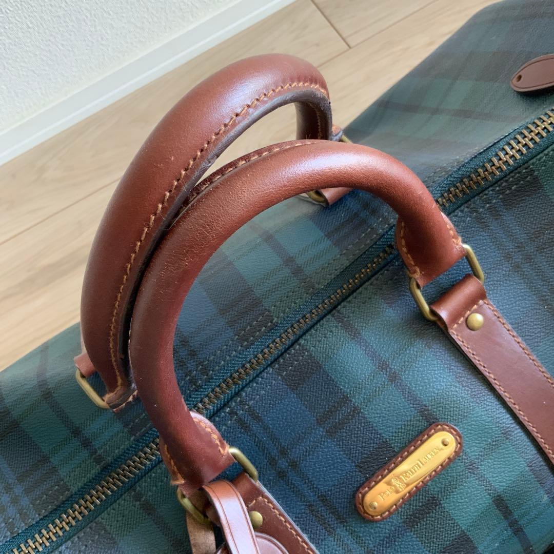 はら様　美品　POLO RALPH LAURENボストンバッグ ブラックウォッチ