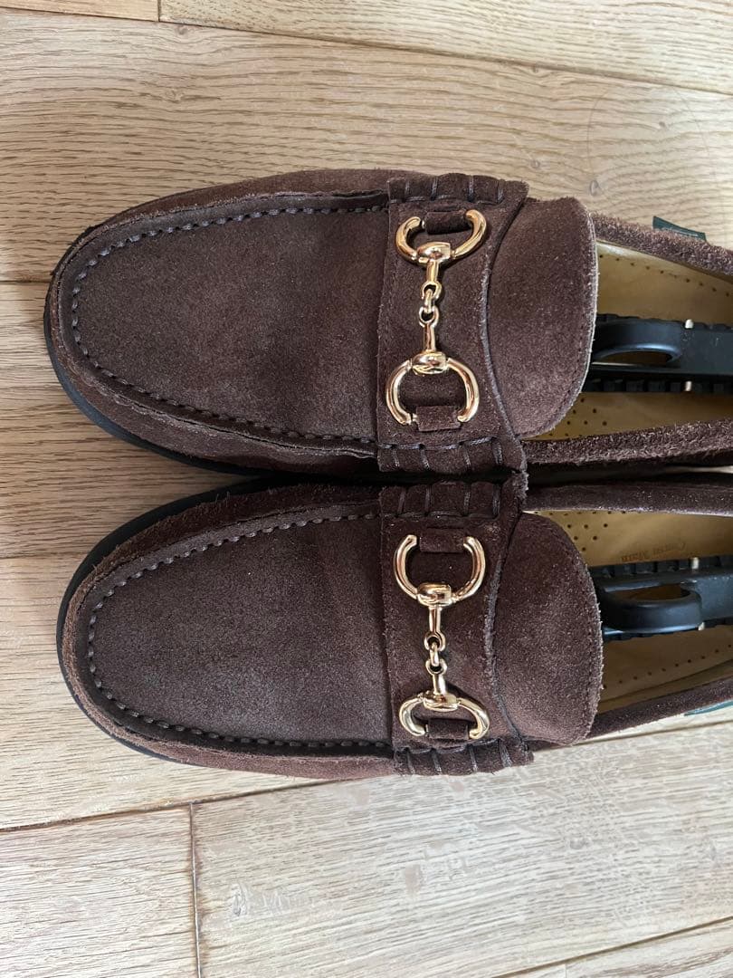 Paraboot パラブーツ　スエード ビット ローファー　茶色　アローズ別注