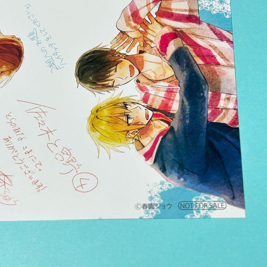 【メルカリ便】 佐々木と宮野　4巻　とらのあな　特典　イラストカード　ささみや