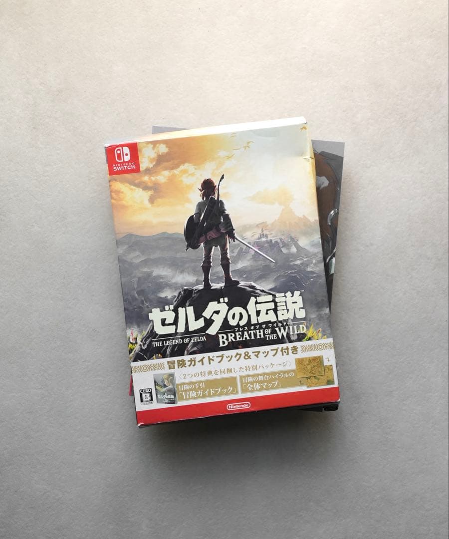 ゼルダの伝説 ブレス オブ ザ ワイルド 冒険ガイドブック&マップ付き