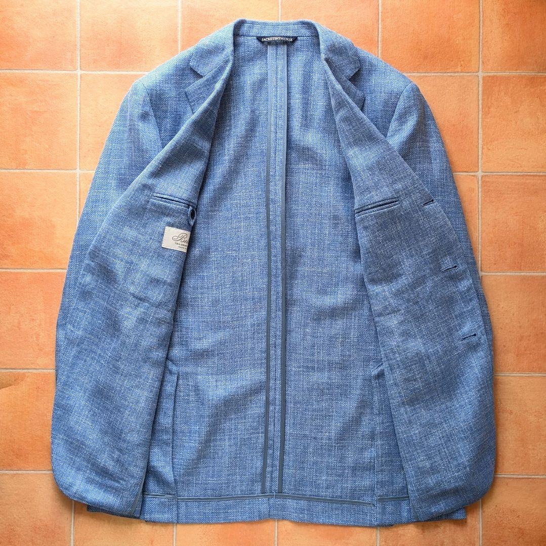 【定価26万】Belvest JACKET IN THE BOX ブルー リネン