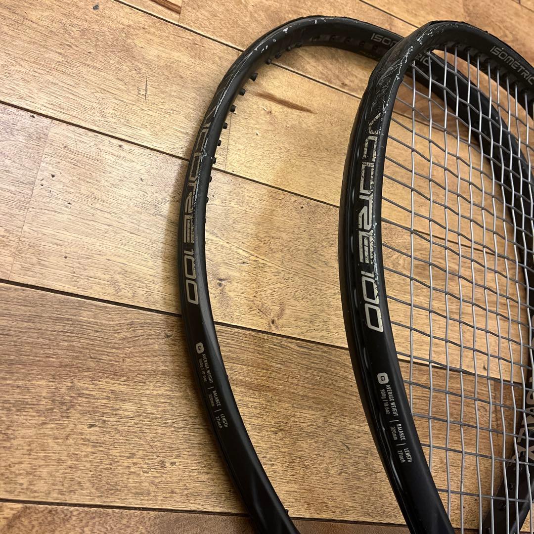 YONEX ブイコア(ブラック)ラケット 2本セット