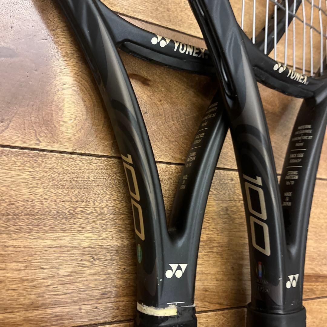 YONEX ブイコア(ブラック)ラケット 2本セット