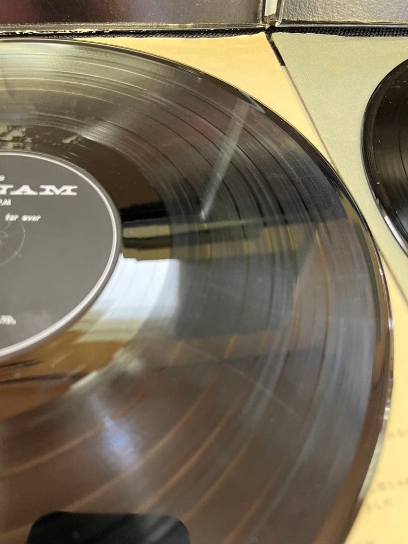 サイン・指紋入　かぐや姫 for ever 2枚組LPレコード 1975年