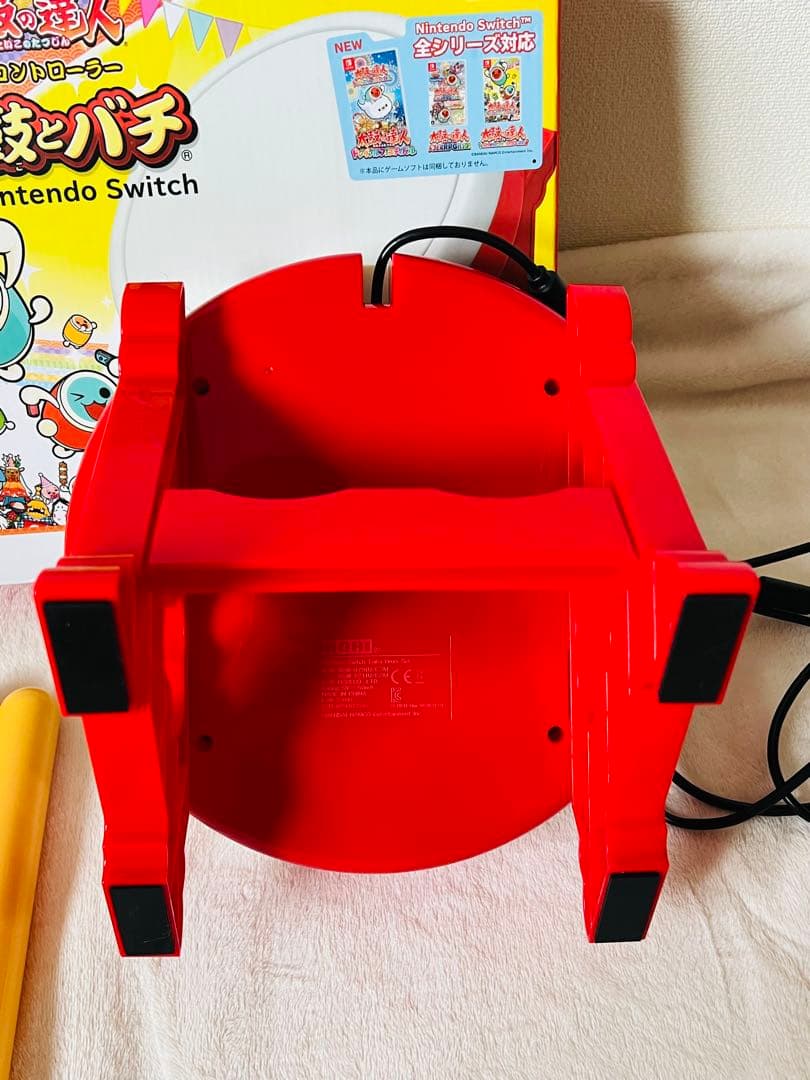 Switch 太鼓の達人 ドンダフルフェスティバル 専用コントローラー太鼓とバチ