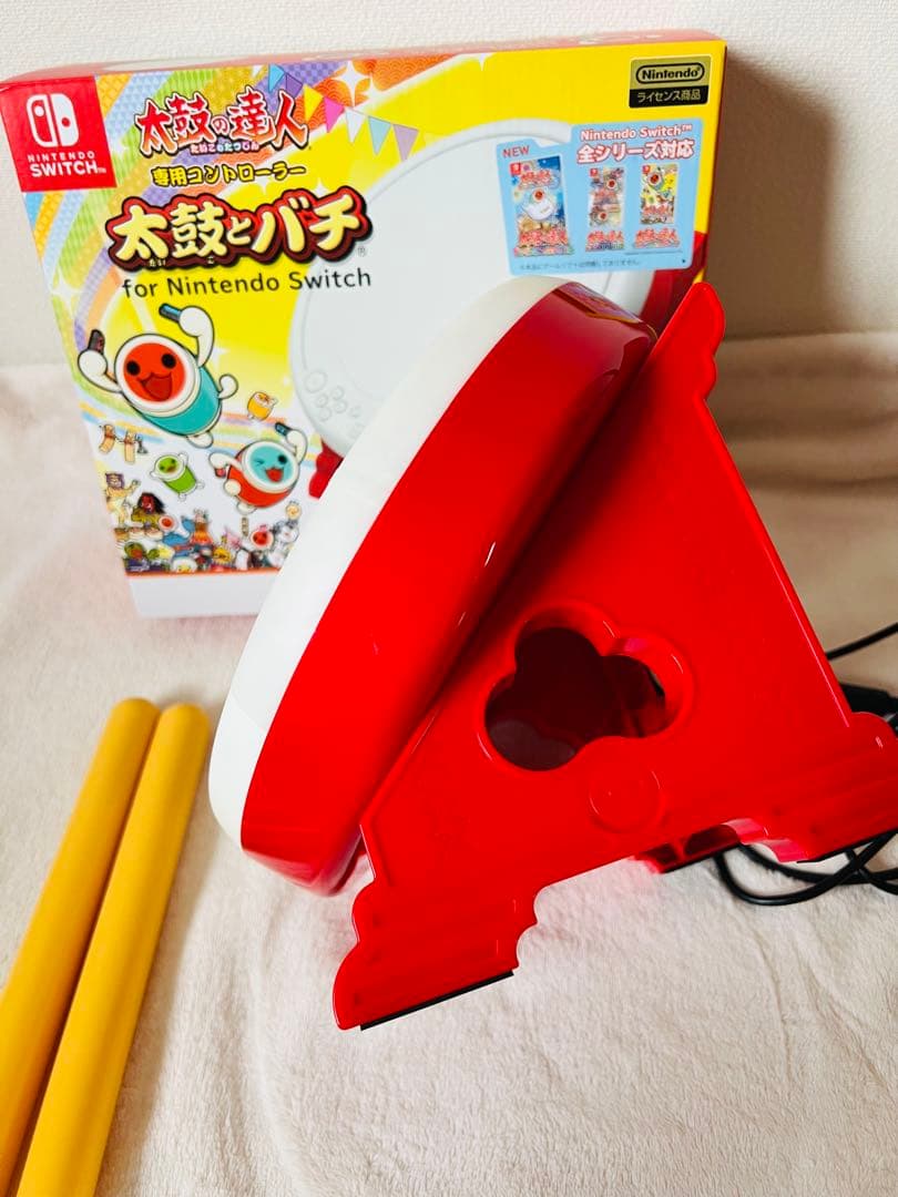 Switch 太鼓の達人 ドンダフルフェスティバル 専用コントローラー太鼓とバチ