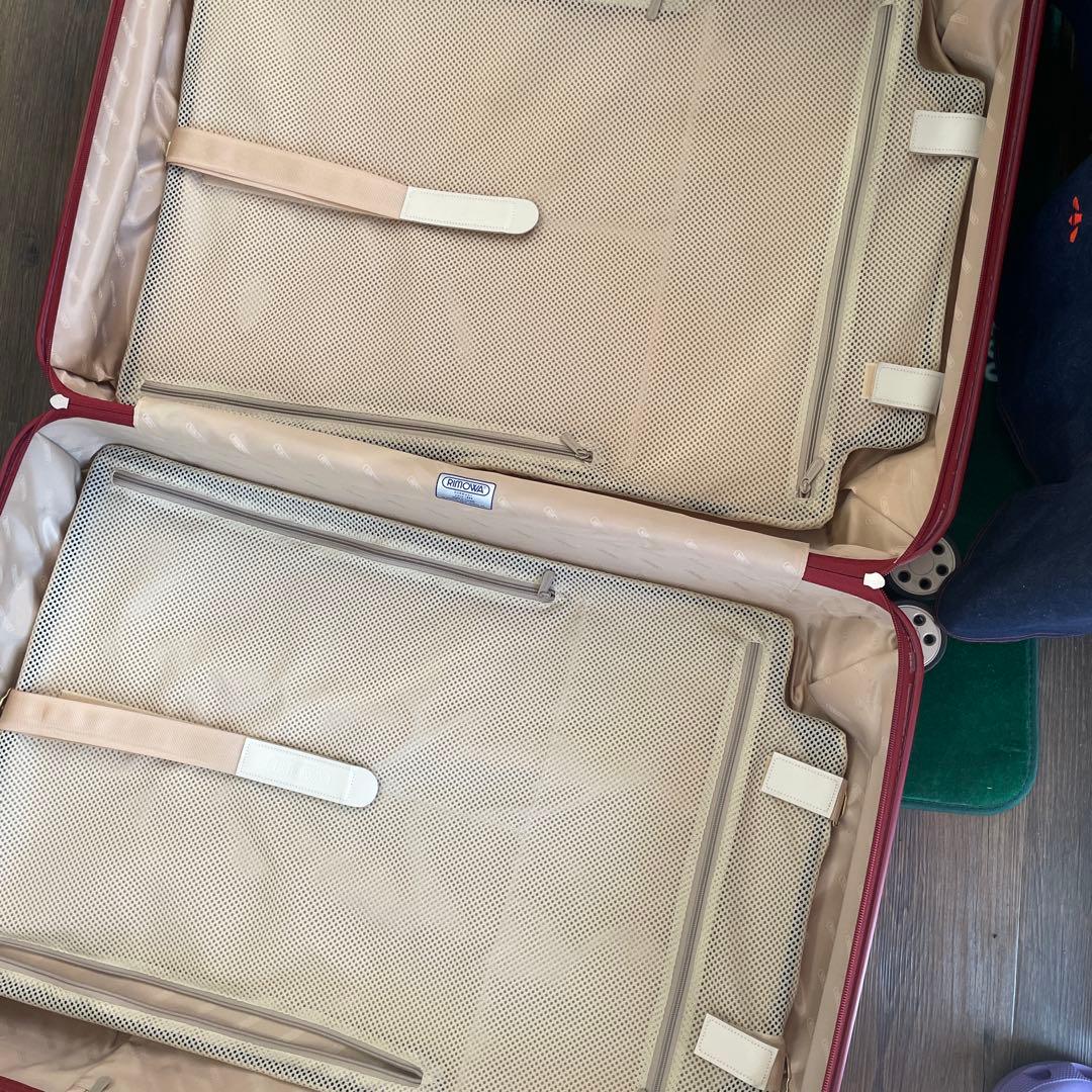 保証書付き RIMOWA サルサデラックス 104L レッド チェックインL以上