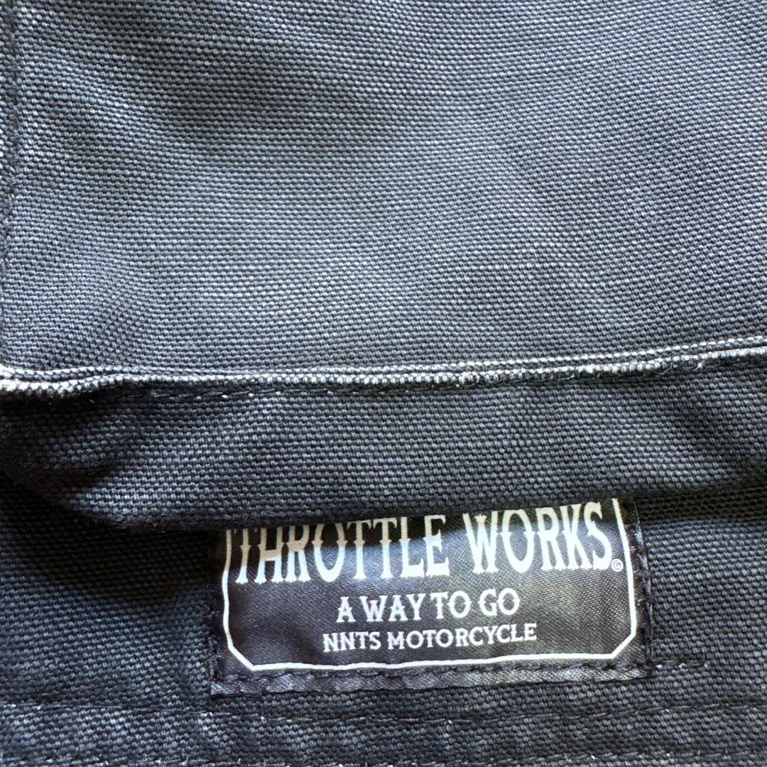 ユーティリティベスト THROTTLE WORKS スロットルワークス 黒 古着