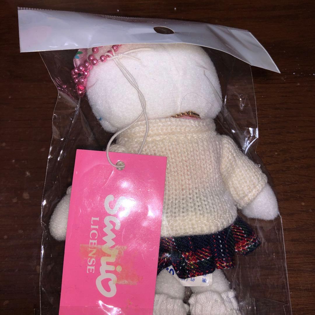 m*a様 足長キティ　ぬいぐるみ　マスコット　キーホルダー　セーラー服　長袖　ス