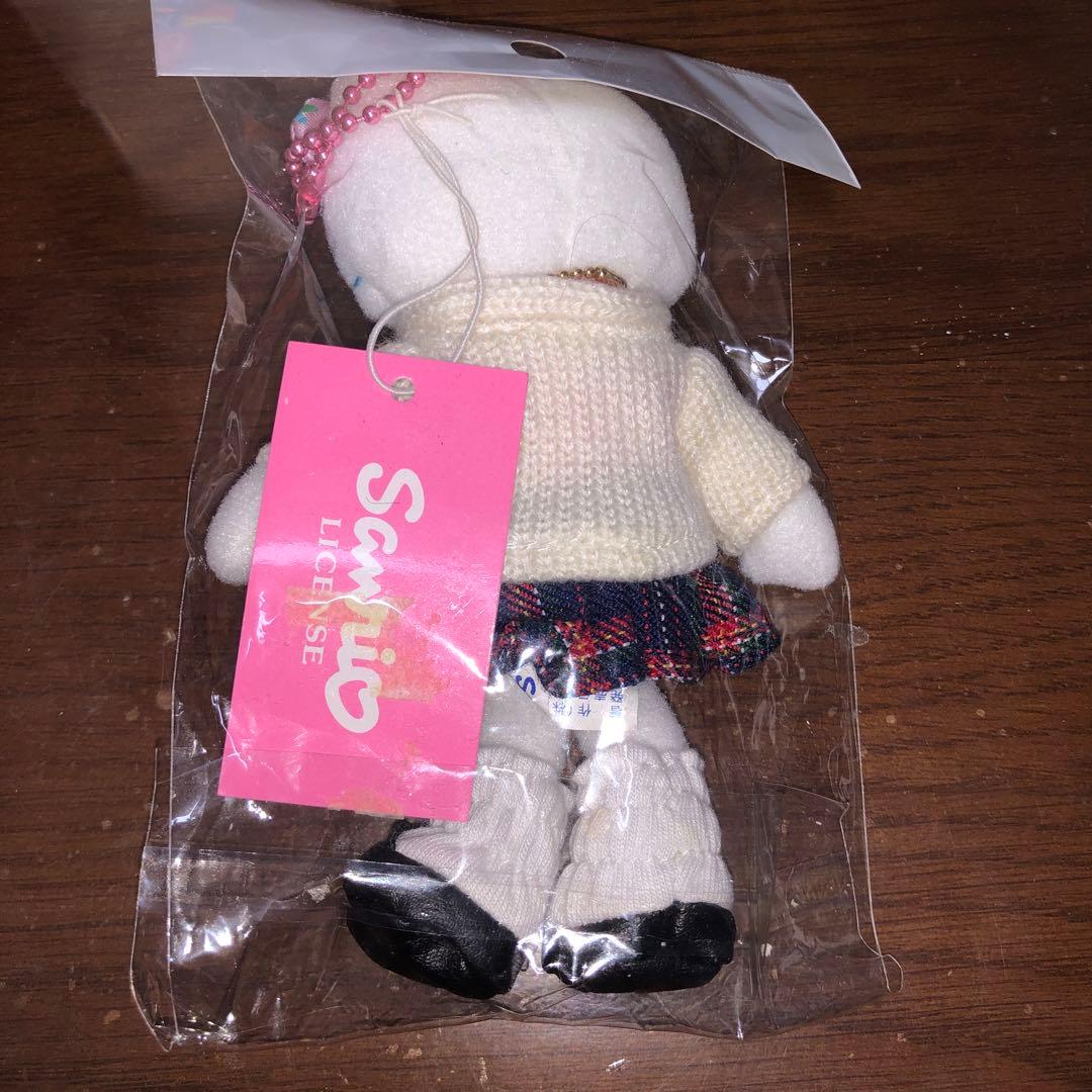 m*a様 足長キティ　ぬいぐるみ　マスコット　キーホルダー　セーラー服　長袖　ス