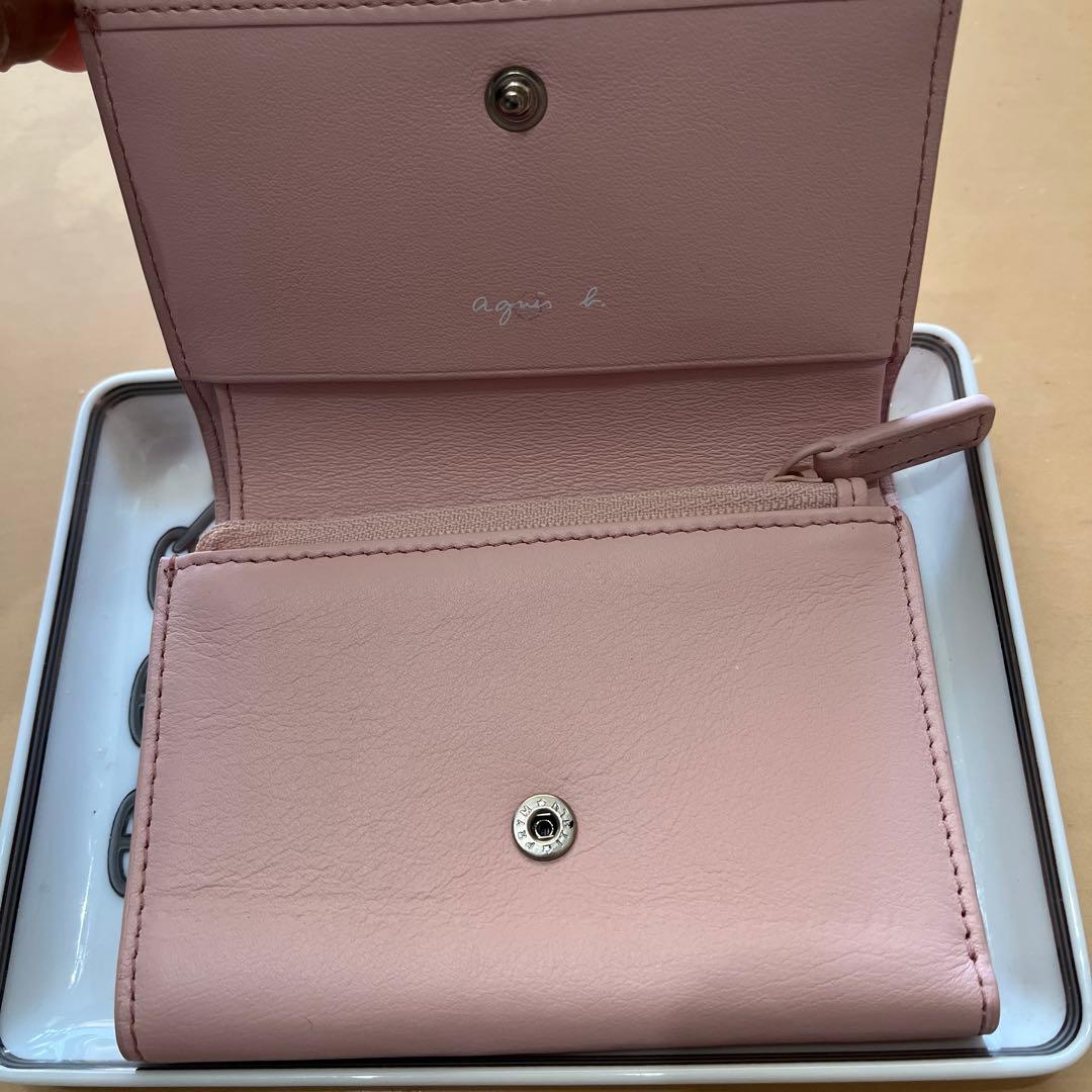 agnès b. ピンク 三つ折り財布　専用です