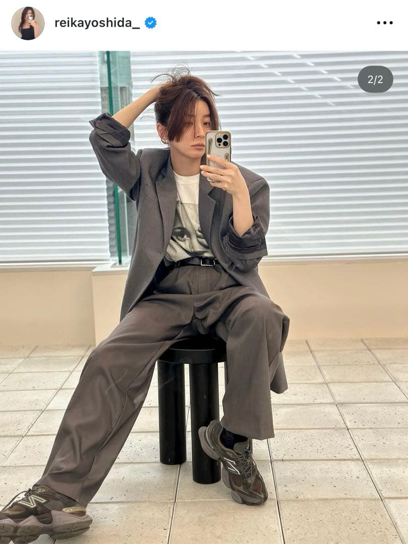 todayful Heather Over Jacket チャコールグレー36