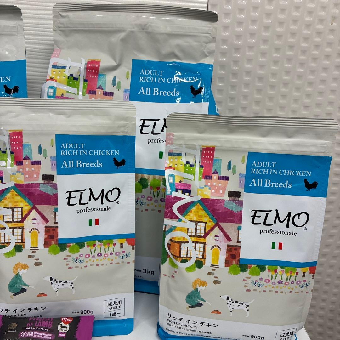 T*A様 限定価格！ELMO ドッグフード 3kg×2 800ｇ×3 合計8.4