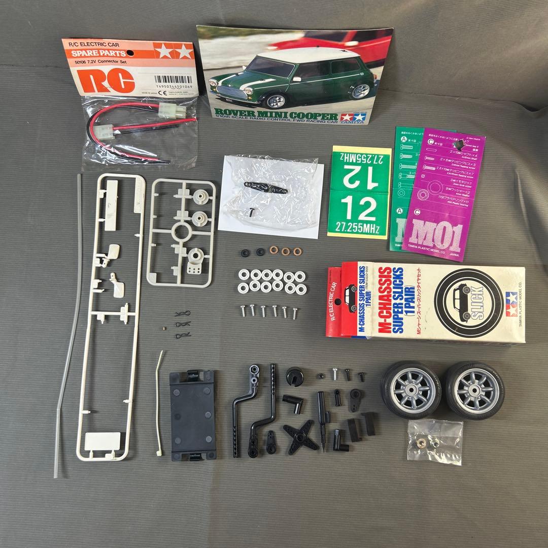 デ*ん様 タミヤラジコン　ミニクーパー1/10 S800ボディ＆送信機2点付き