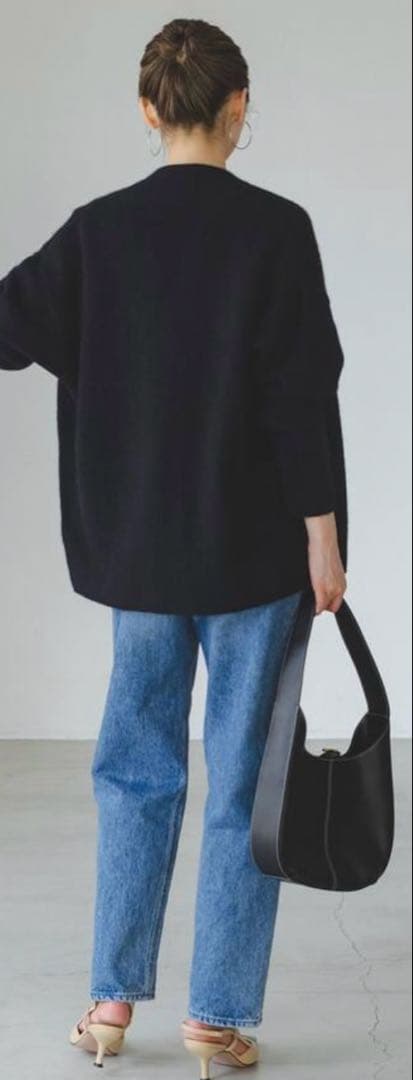 24AW NOBLE ノーブル　ヤク100% ニットカーディガン　金ボタン