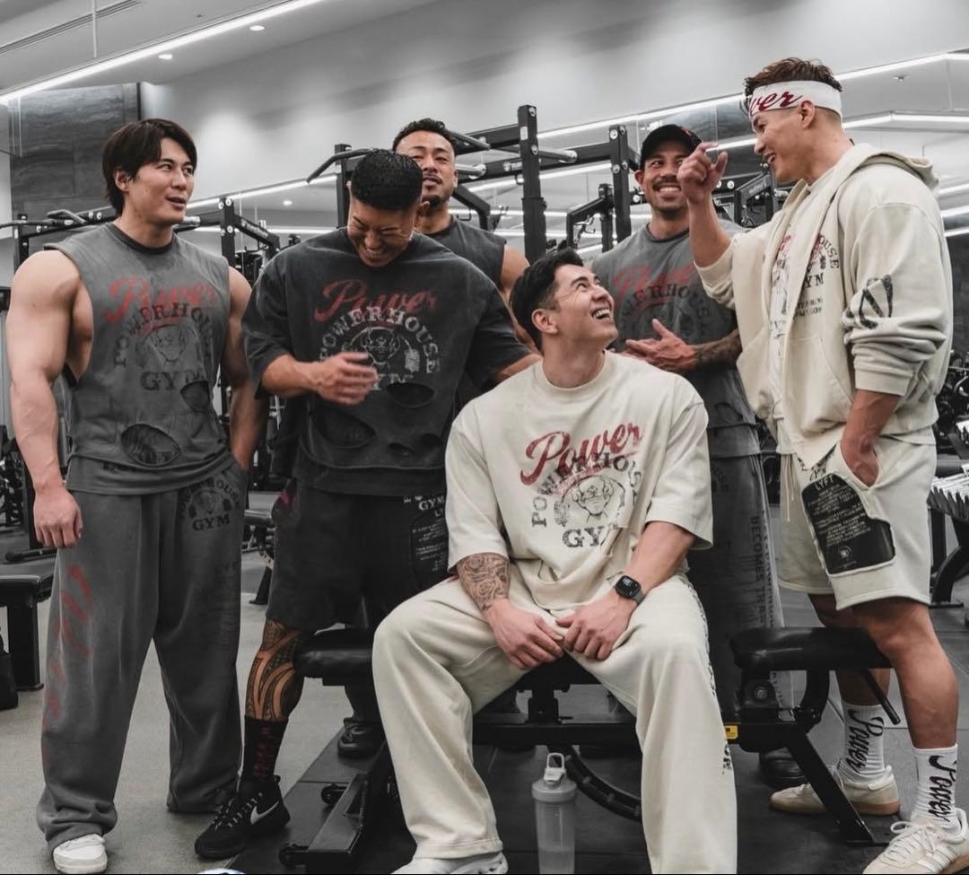 LÝFT × POWER HOUSE GYM ビンテージTシャツ　ブラック XL