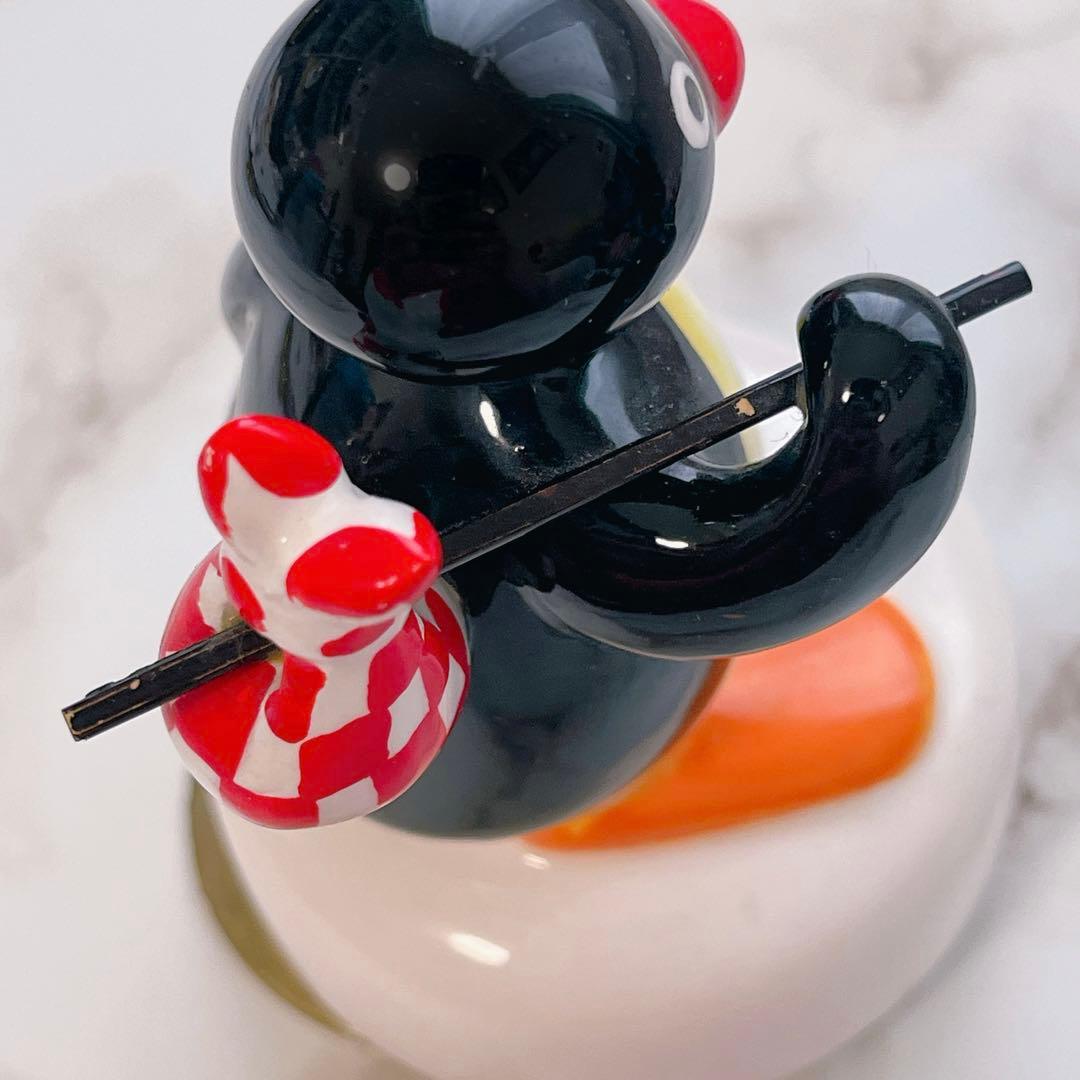 【値下げ】ピングーオルゴール Pingu アンティーク 陶器製 匿名配送