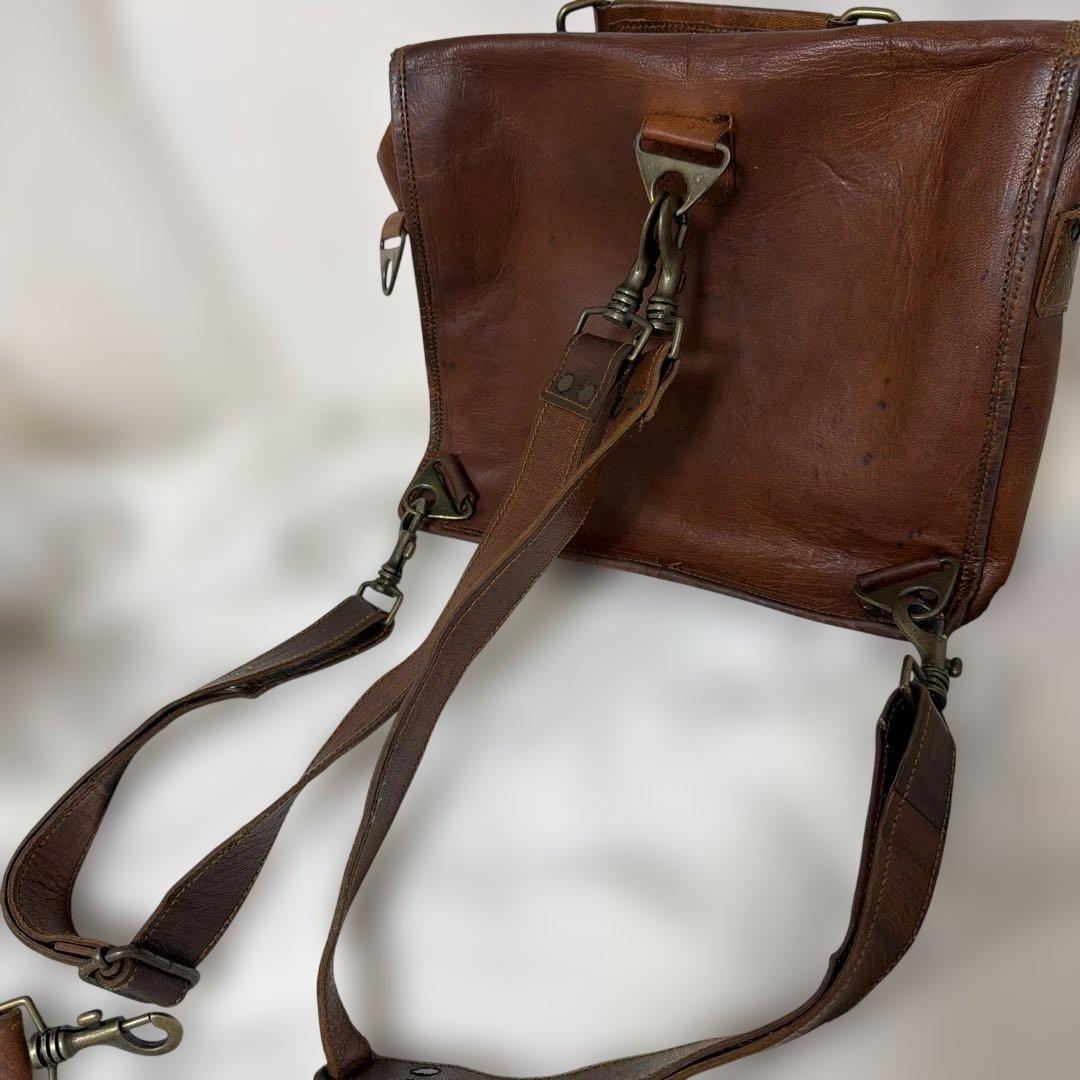 The british bag 山羊革カバン 革カバン3way ブリーフケース