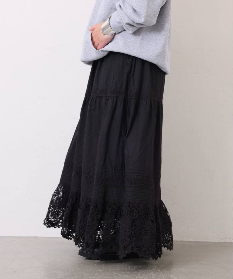 journal standard luxe ポプリンレーススカート