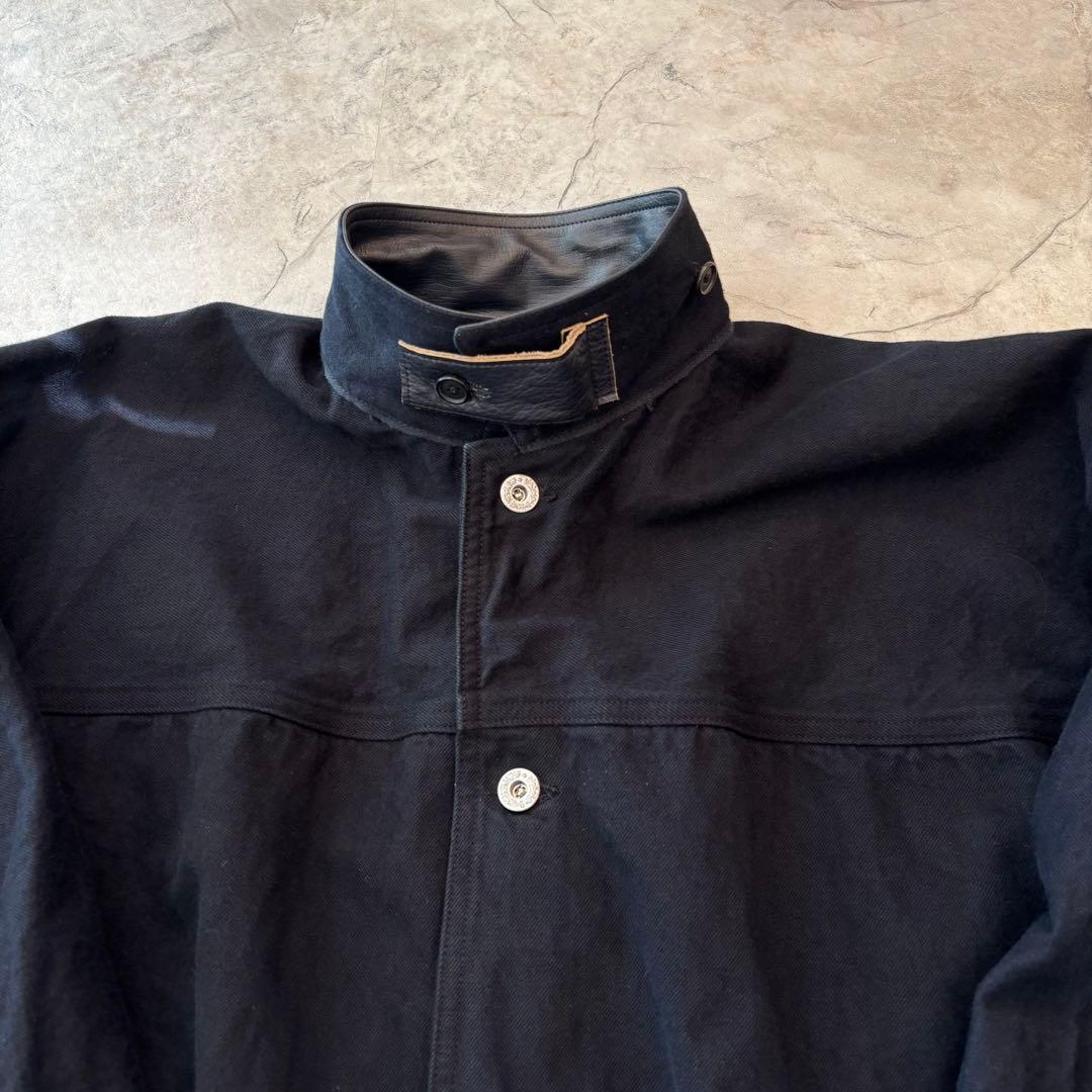 ジャケット・アウター D.VEDDER OVERDYED DENIM CHORE COAT M