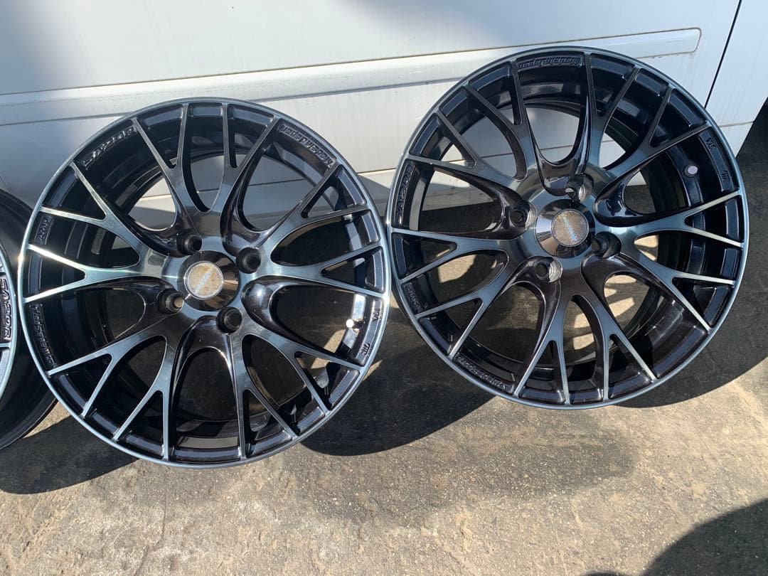 WedsportSA20r 15インチ ブラック 多スポークホイール 4本セット