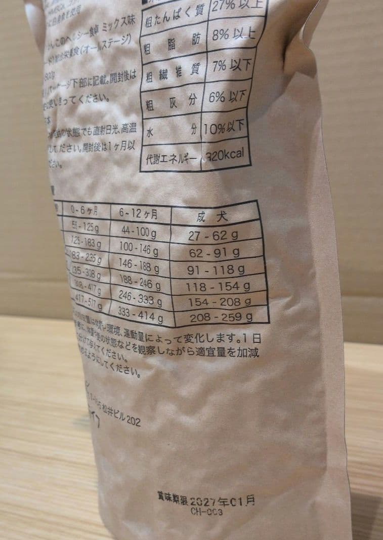 わんこのヘルシー食卓 イヌメシドライフード ミックス味・さかな味 各800g